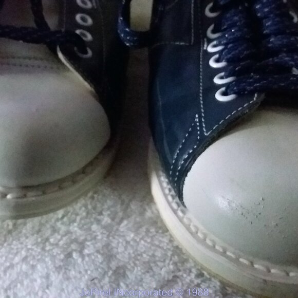 1950s Classics Saddle Bobby Sock Shoes  Navy/Camel color - Picture 4 of 10